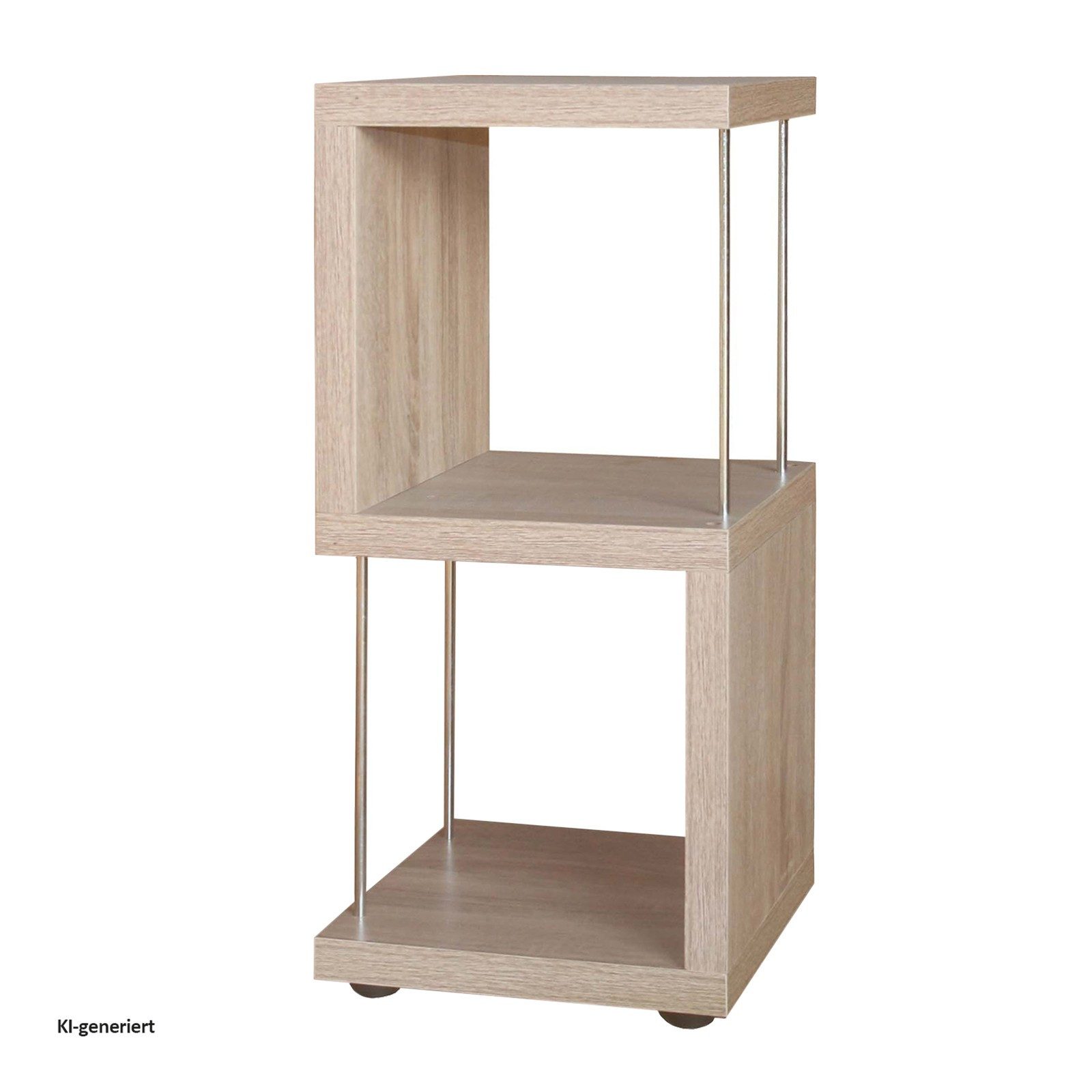 HTI-Line Standregal Regal Thekla 3065, 1 Stück 1-tlg., Standregal mit Metallstreben
