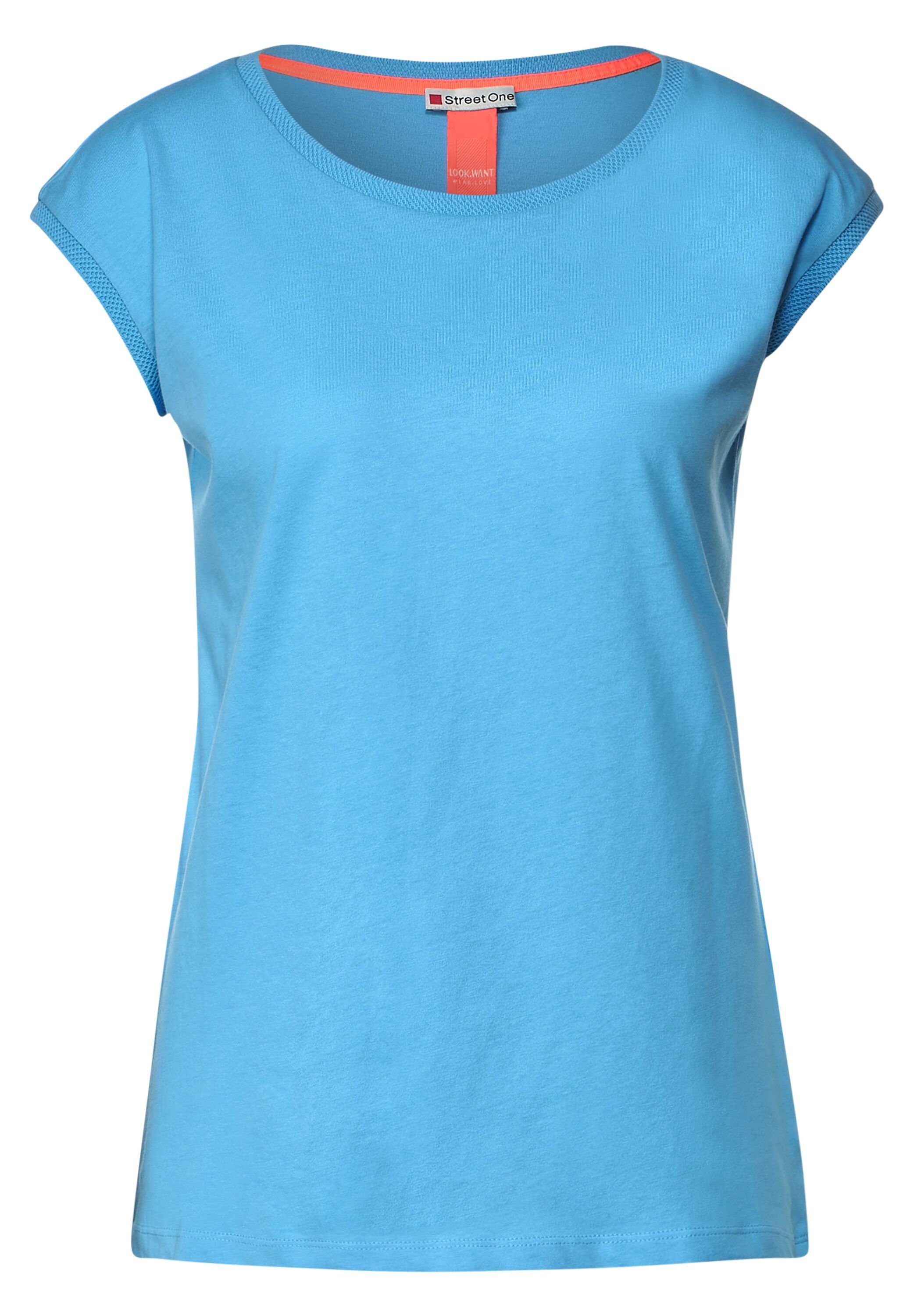 splash STREET in ONE T-Shirt Unifarbe blue