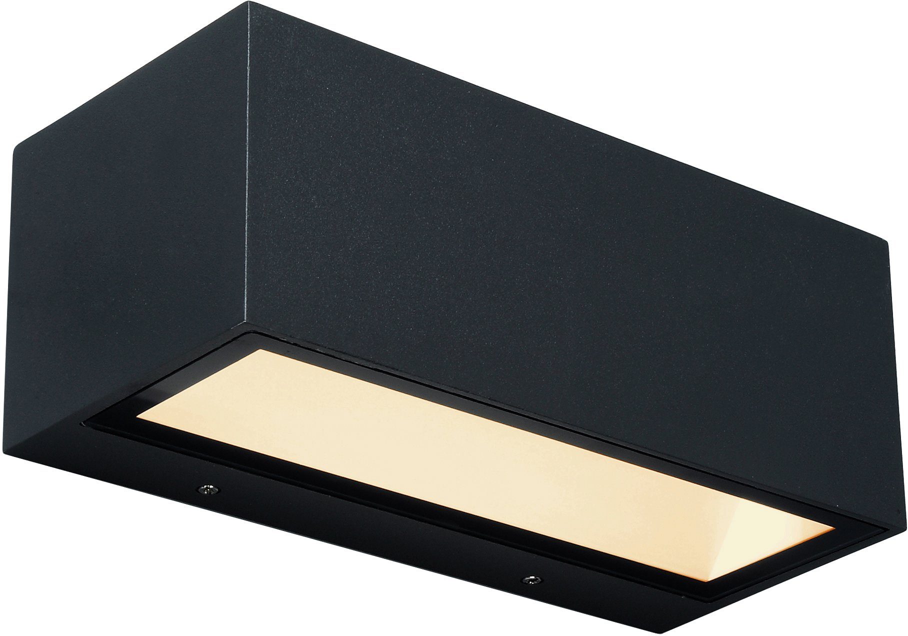 LUTEC LED Außen-Wandleuchte GEMINI, LED fest integriert, Warmweiß