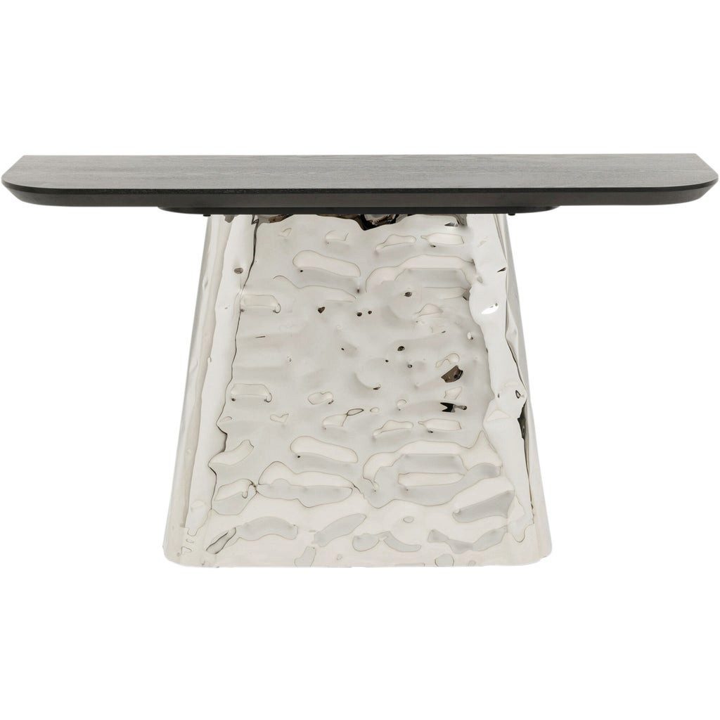 Kare Design Konsolentisch Caldera, Edelstahl