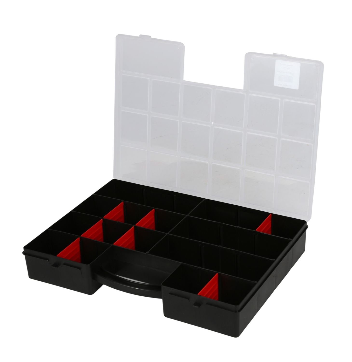 PLAST1 Aufbewahrungsbox Fächer 22 Sortimentskasten Organizer Schraubenbox Aufbewahrungbox Sort
