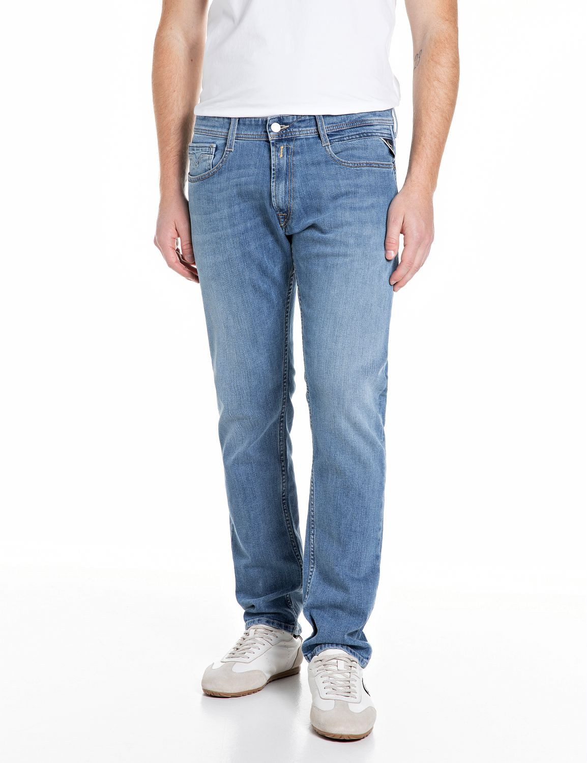 Replay Comfort-fit-Jeans Rocco mit geradem Bein