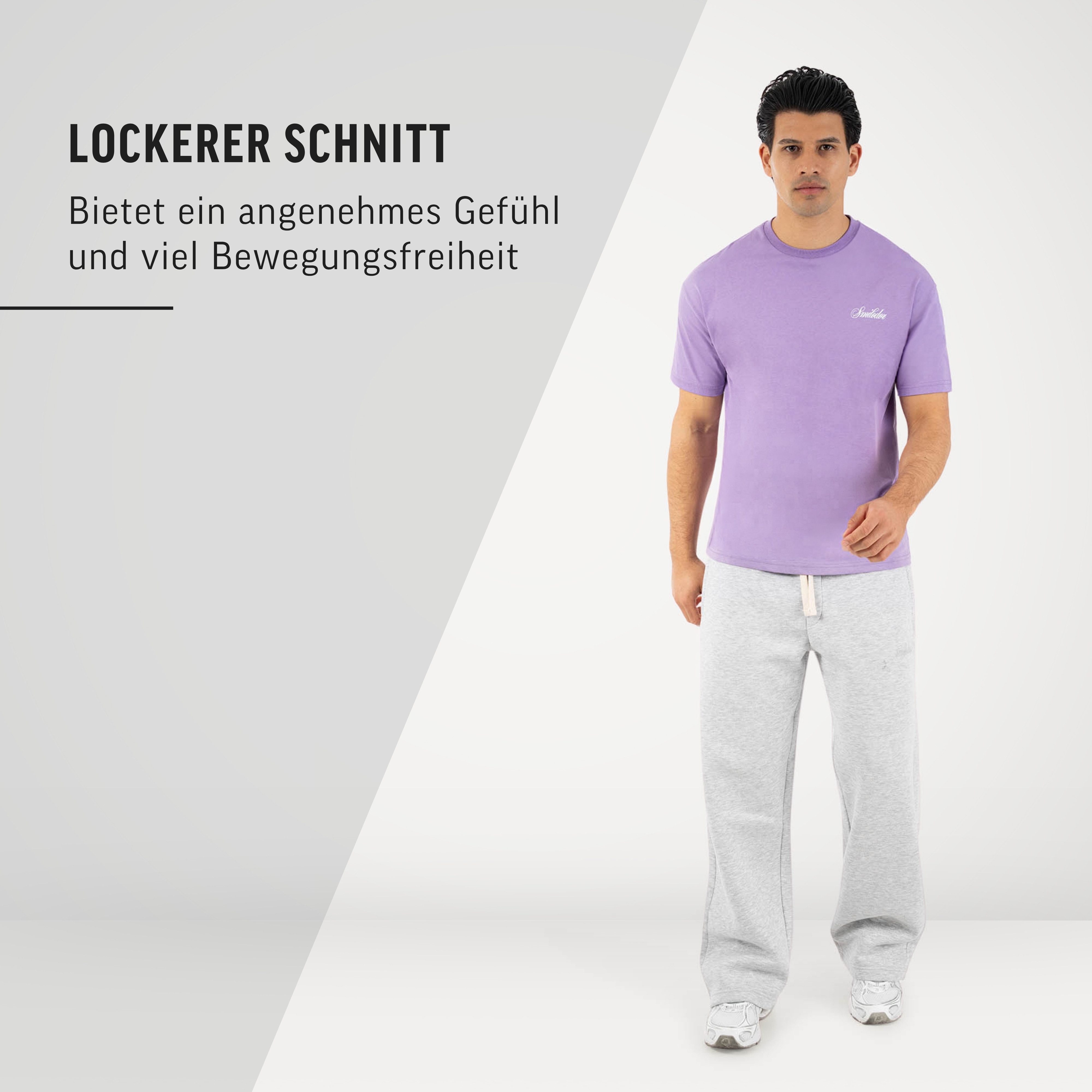 Smilodox T-Shirt Feyd, Oberteil, Unisex Oversize Shirt mit Backprint & Logo Backprint, Frontlogo, Rundhals, Baumwolle, Streetwear