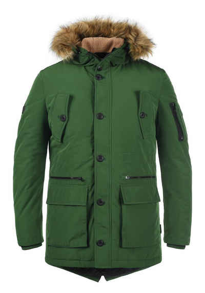 Indicode Parka IDRuffy modischer Herren Winterparka mit Kapuze