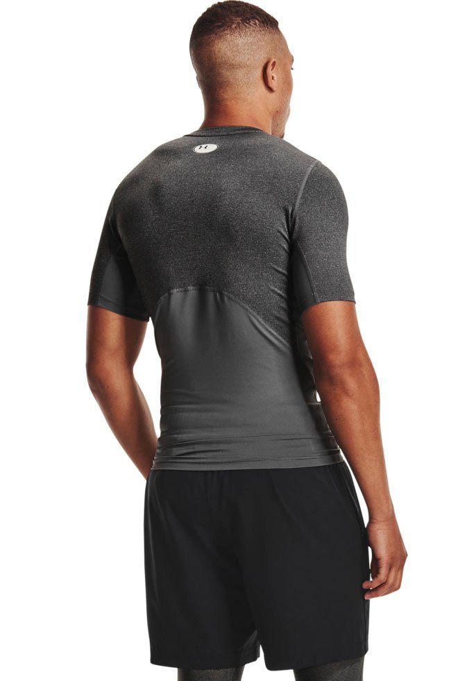 COMP SHORT Trainingsshirt UA HG ARMOUR dunkelgrau SLEEVE Armour® Under