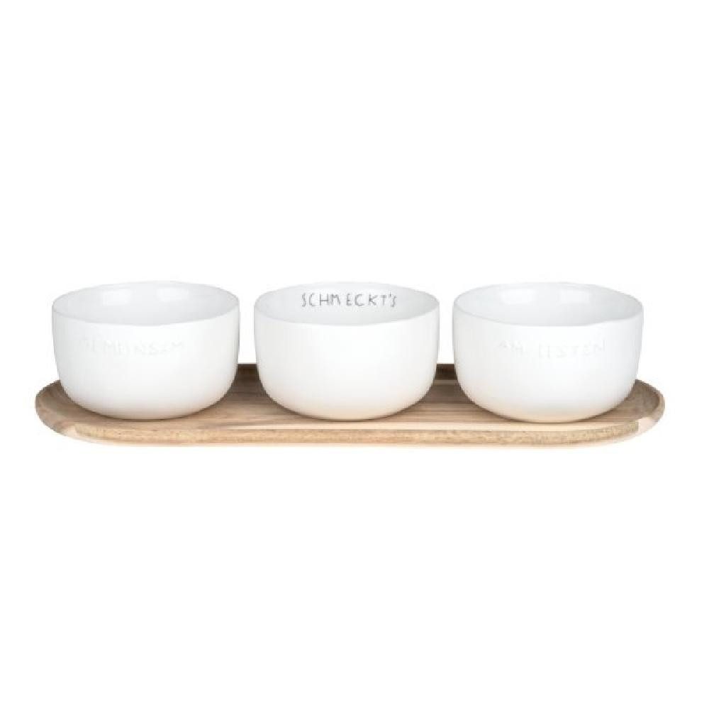 Räder Tablett Design Schalen Set Gemeinsam schmeckts am Besten