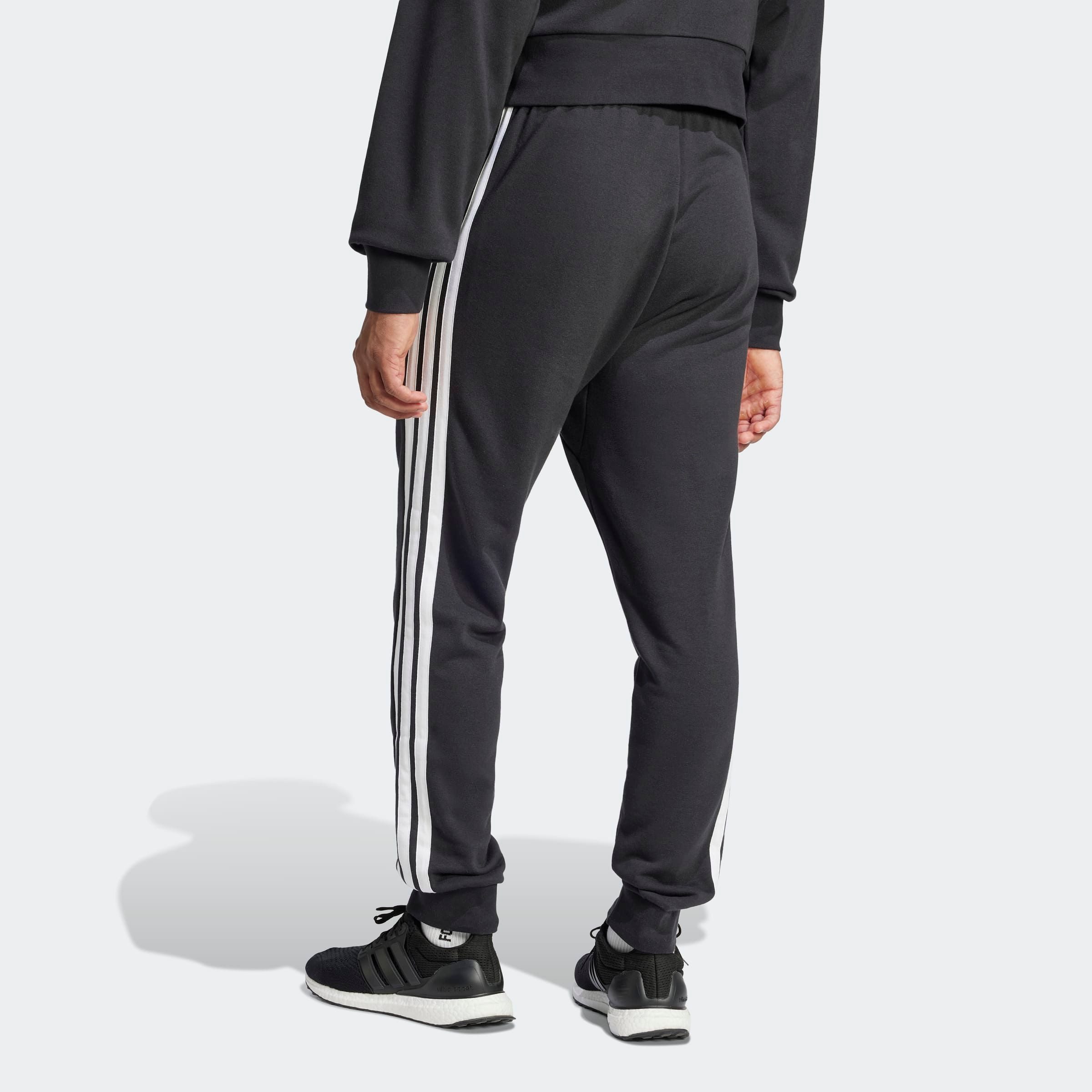 adidas Sportswear Sporthose ESSENTIALS 3-STREIFEN FRENCH TERRY schmal zulaufende Beinform, für sportliche Aktivitäten