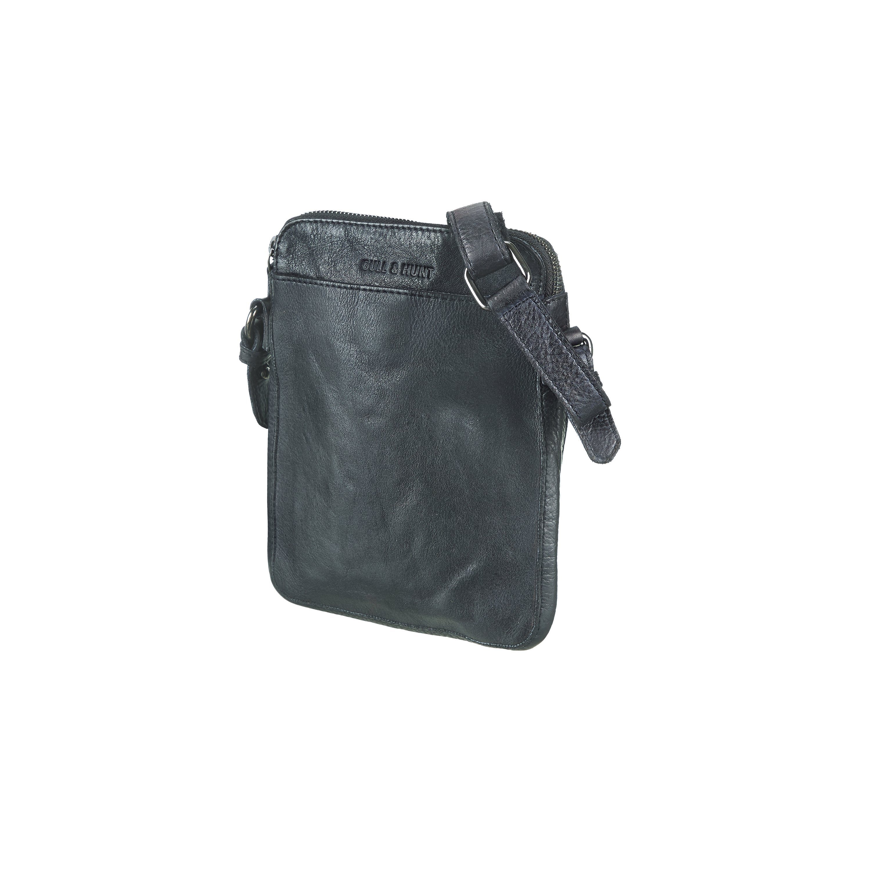 Hunt Mini & messenger Bag Bull black pocket