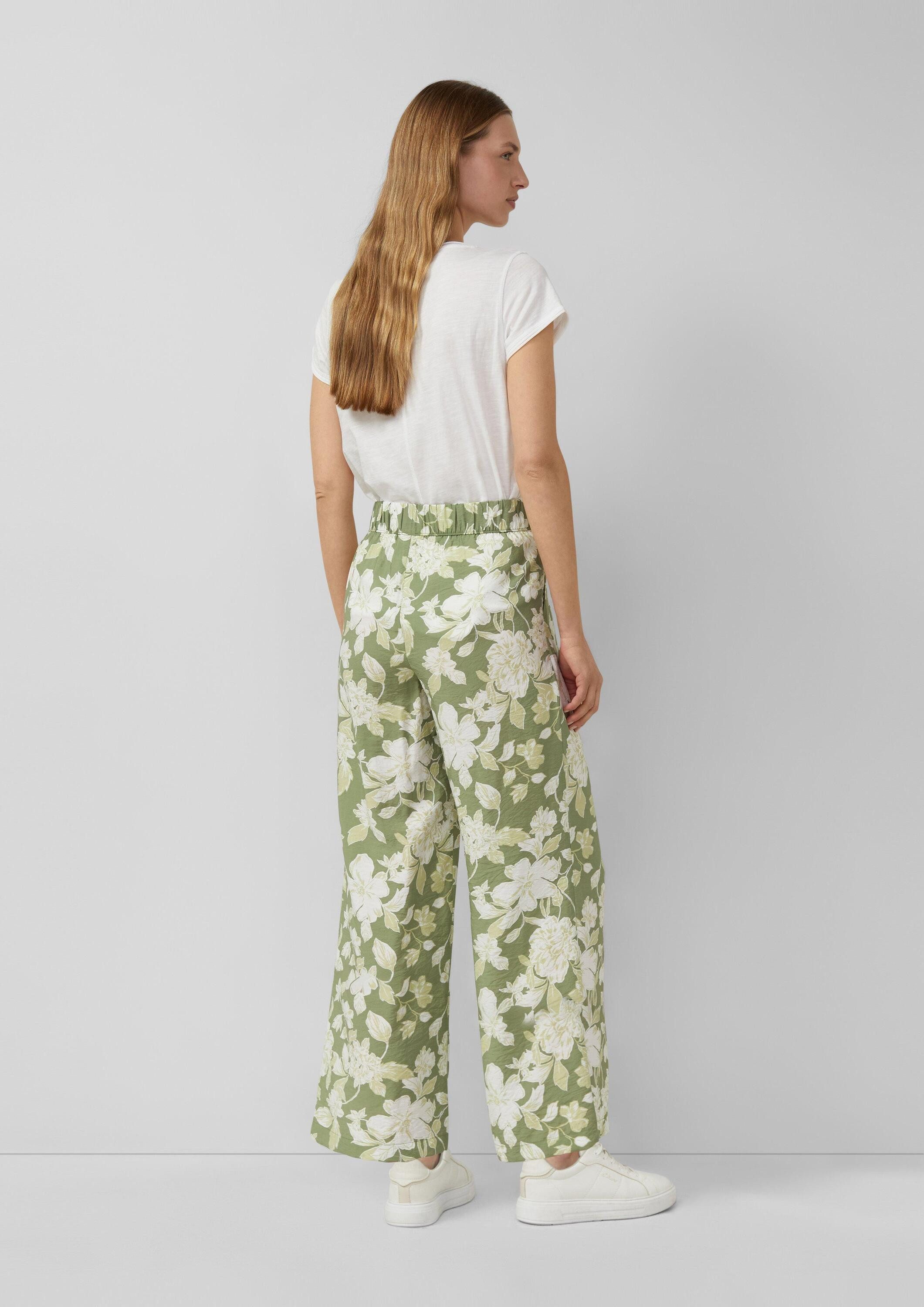 s.Oliver 7/8-Hose Hose Culotte aus Viskosemix