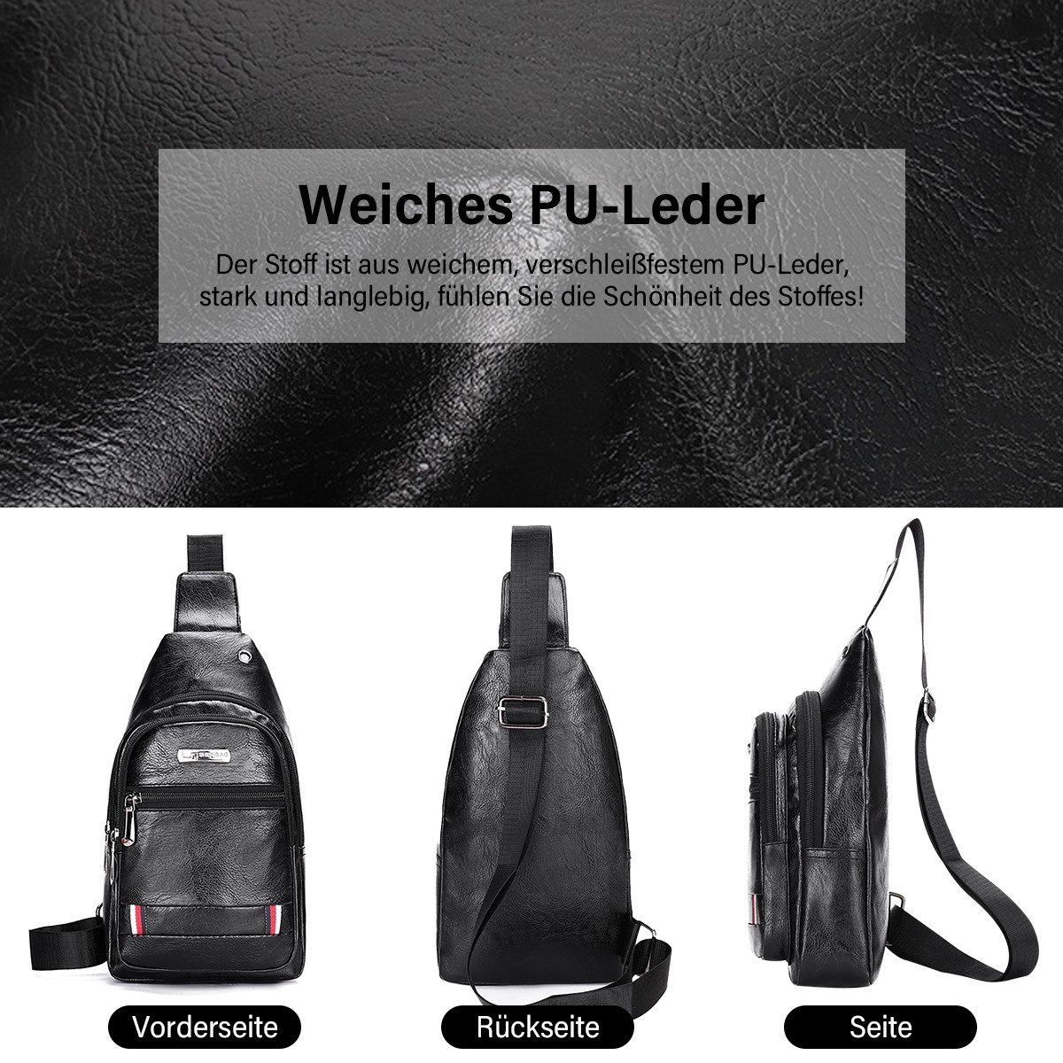 ZEUOPQ Schultertasche Brusttasche Umhngetasche Sling Crossbody günstig online kaufen