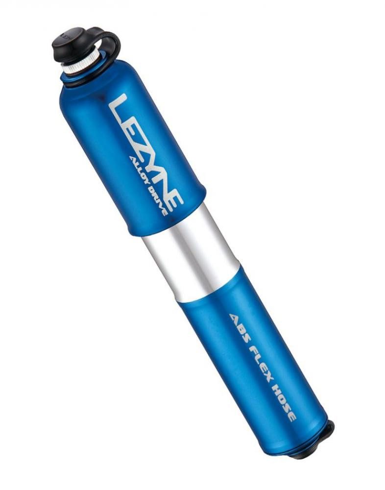 Lezyne Fahrradpumpe Lezyne Alloy Drive S Minipumpe - Blau, 6,2 bar
