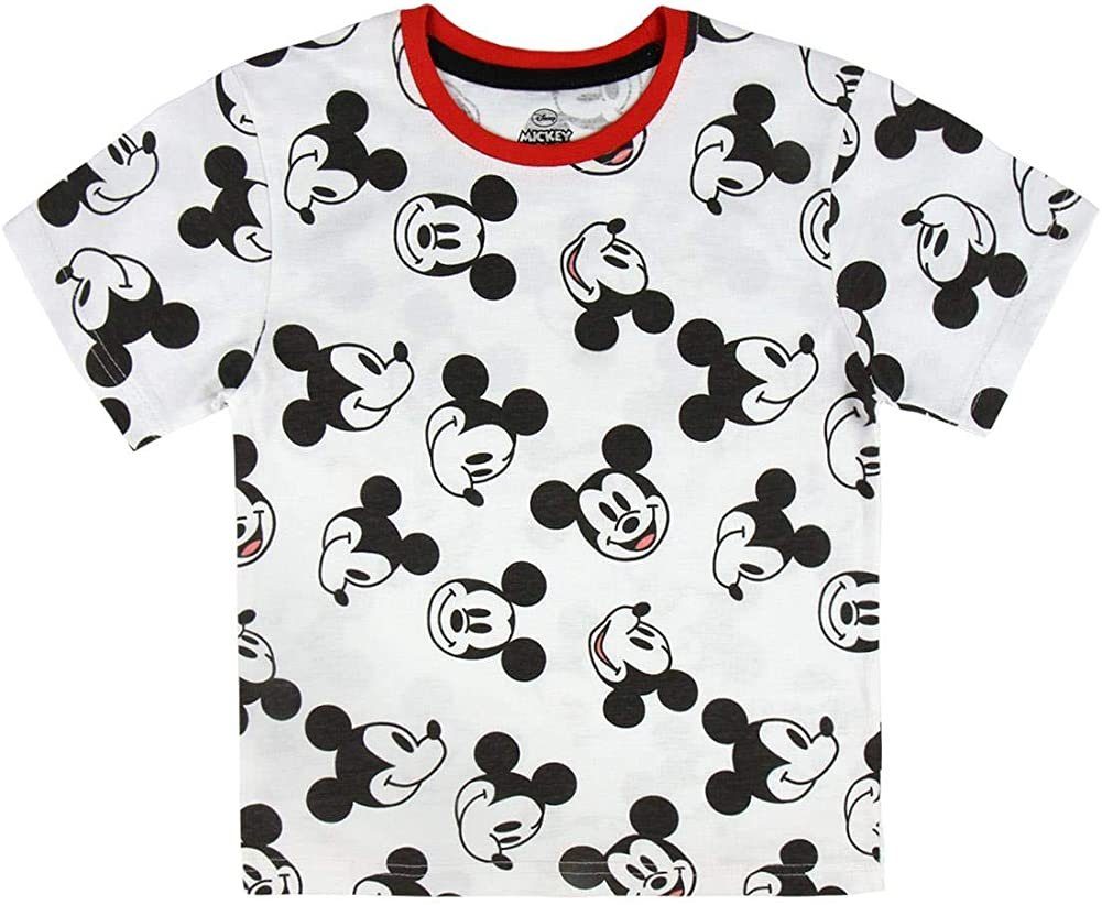 Print-Shirt Mickey und Minnie Mouse T-Shirt Jungen und Mädchen