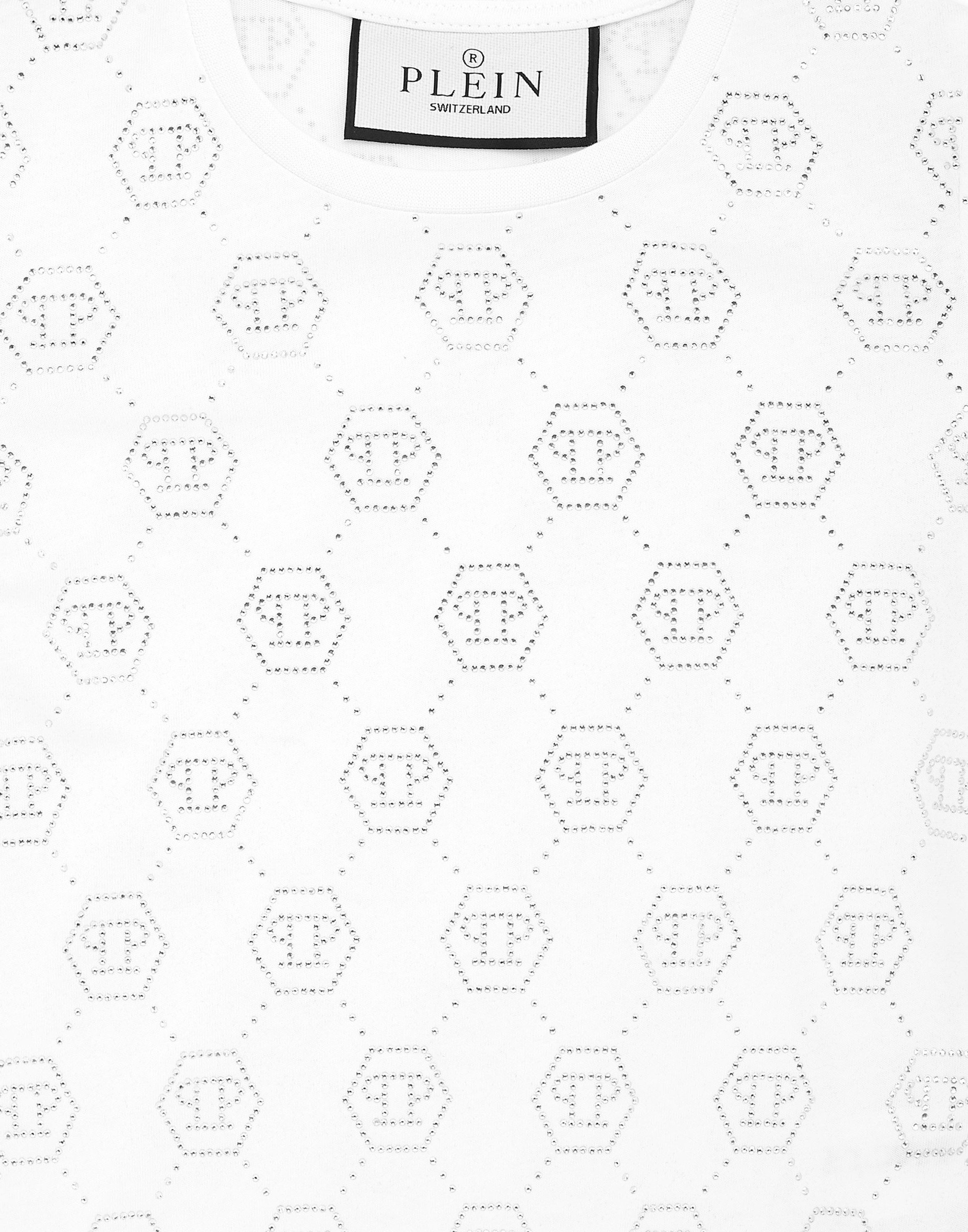 PHILIPP PLEIN T-Shirt Monogram Verziert