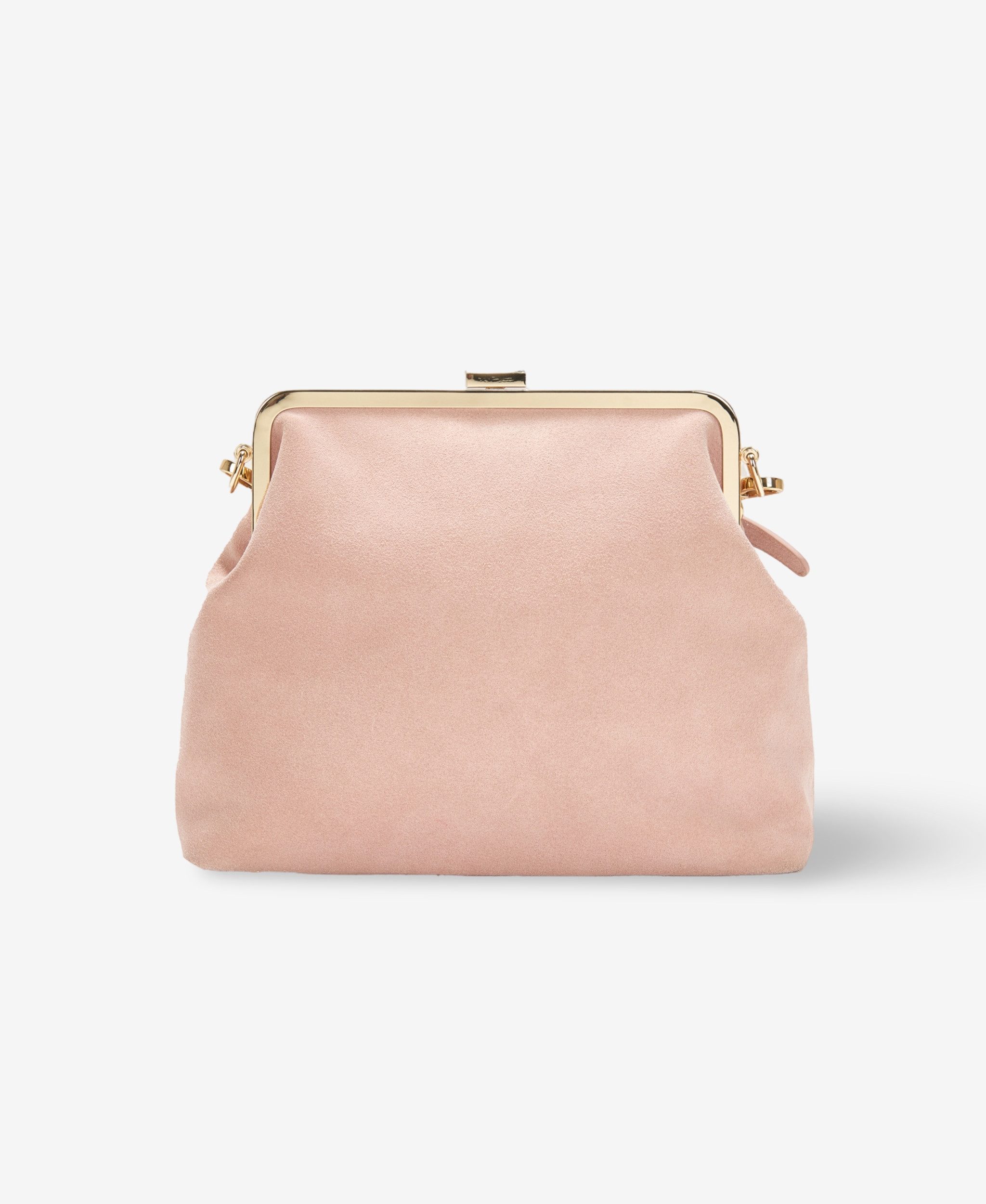 GLAMIRA Clutch Glamouré Soir Rosé Clutch (1-tlg), echt Leder, mit abnehmbarem, verstellbarem Schultergurt