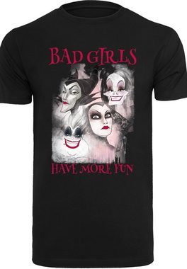 F4NT4STIC T-Shirt Disney Bad Girls Have More Fun Herren,Premium Merch,Regular-Fit,Basic,Bedruckt