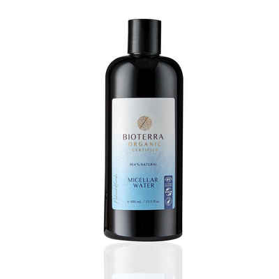 BIOTERRA Тонер для обличчя Bio Mizellenwasser 400ml - Make-up-Entferner mit Hyaluron, 1-tlg., 400 ml, vegan, biologisch, Gesichtsreinigung
