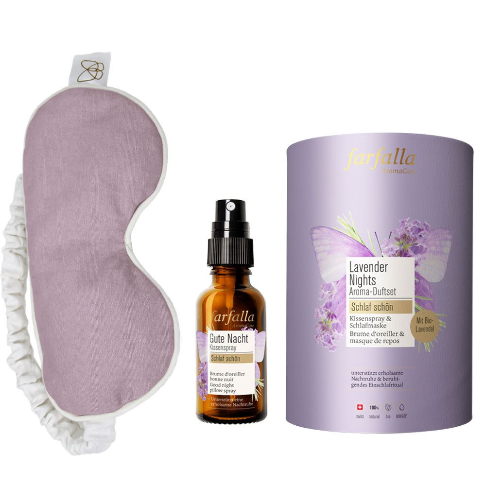 Farfalla Essentials AG Raumduft Lavender Nights Aroma-Duftset, Lila, 30 ml