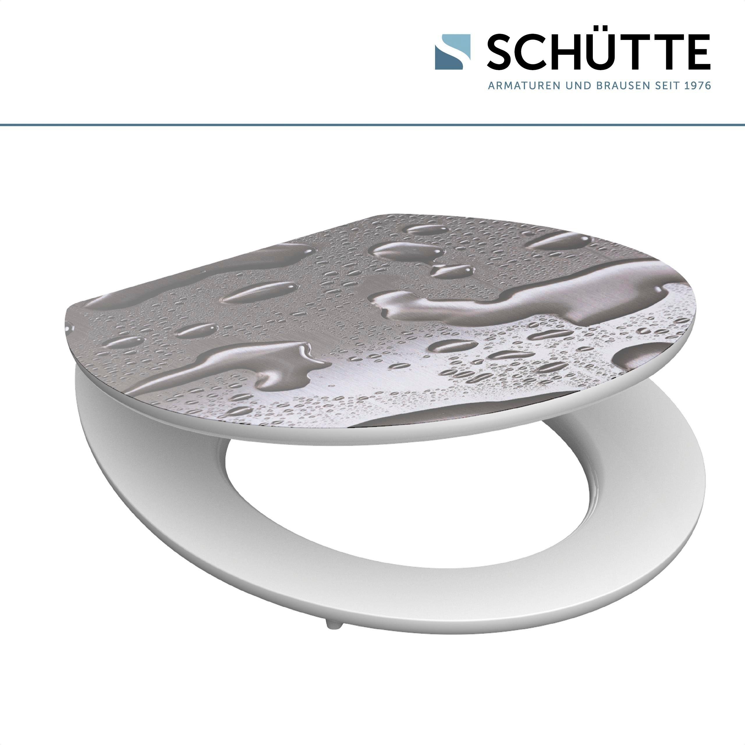 Schütte WC-Sitz Grey Steel, High Gloss günstig online kaufen
