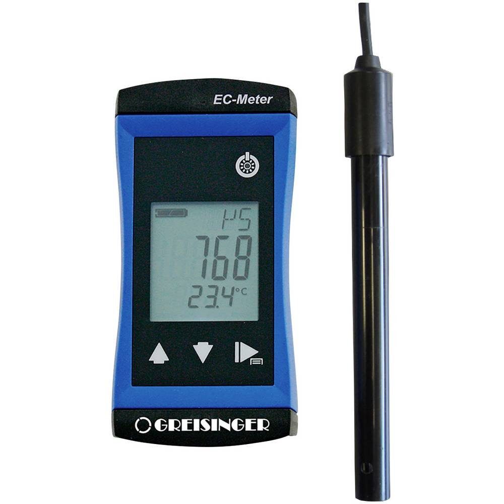 Greisinger Wasserzähler Wasserdichtes Kompakt EC-Meter, Leitfähigkeitsgerät 481490