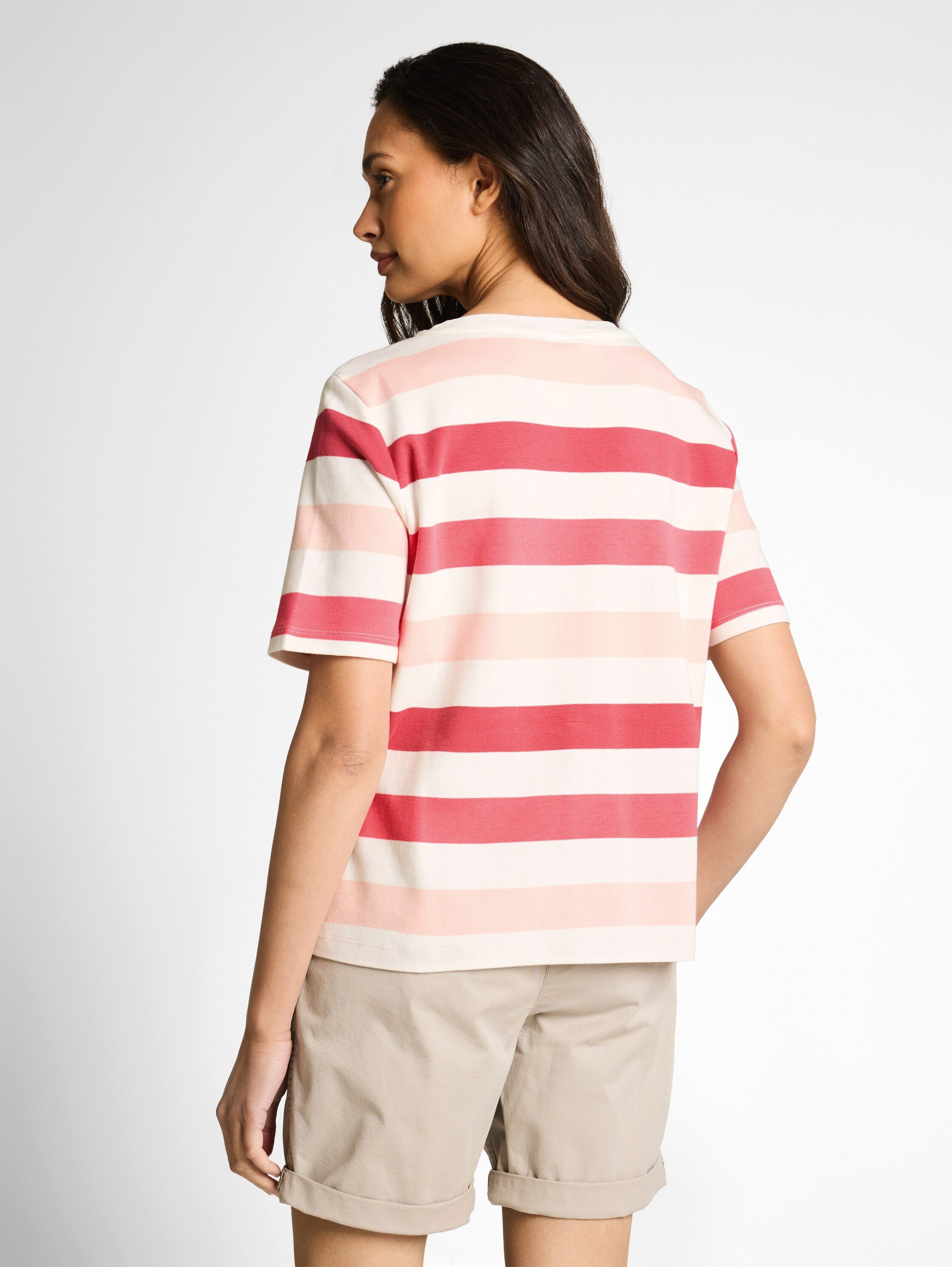 TOM TAILOR T-Shirt mit Streifen Muster