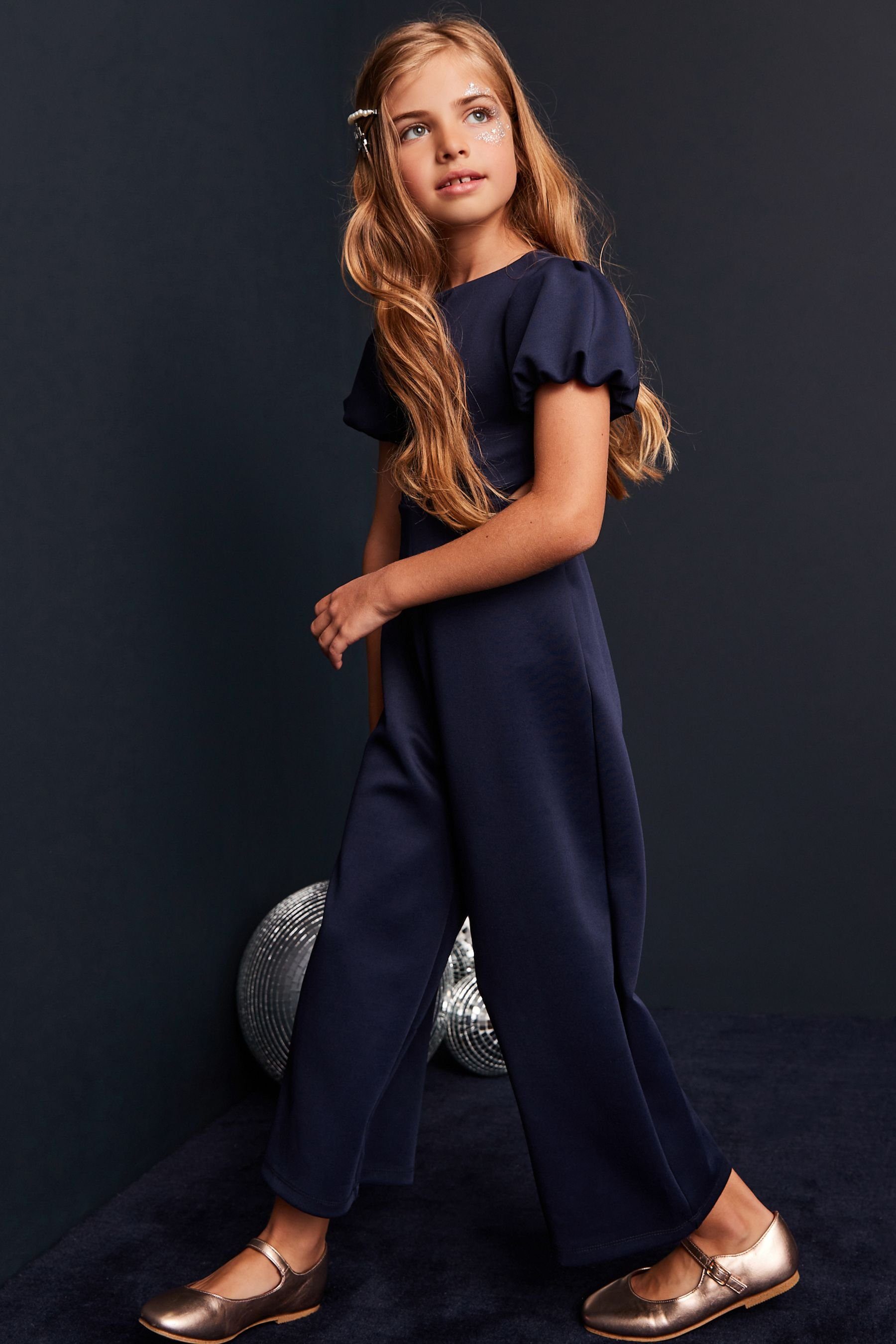 Navy Jumpsuit (1-tlg) Overall Next Blue