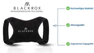 BLACKROX Rückenstabilisator [Vergleichsieger 2024], Damen & Herren, Rückenstütze