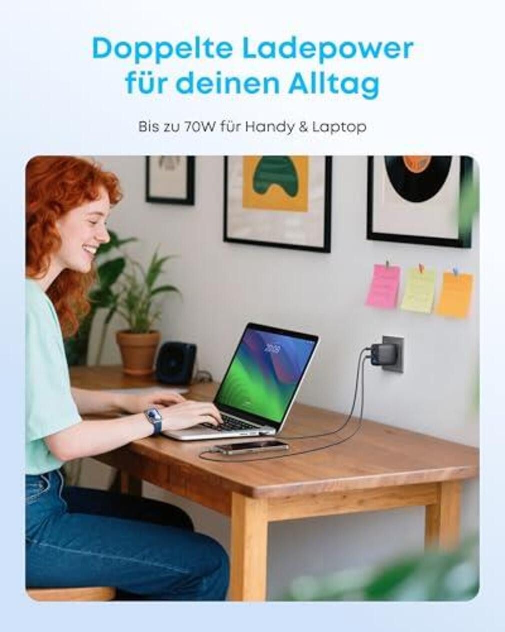 Anker Anker Zolo Ladegerät (70W, 4 Ports) Smartphone-Adapter