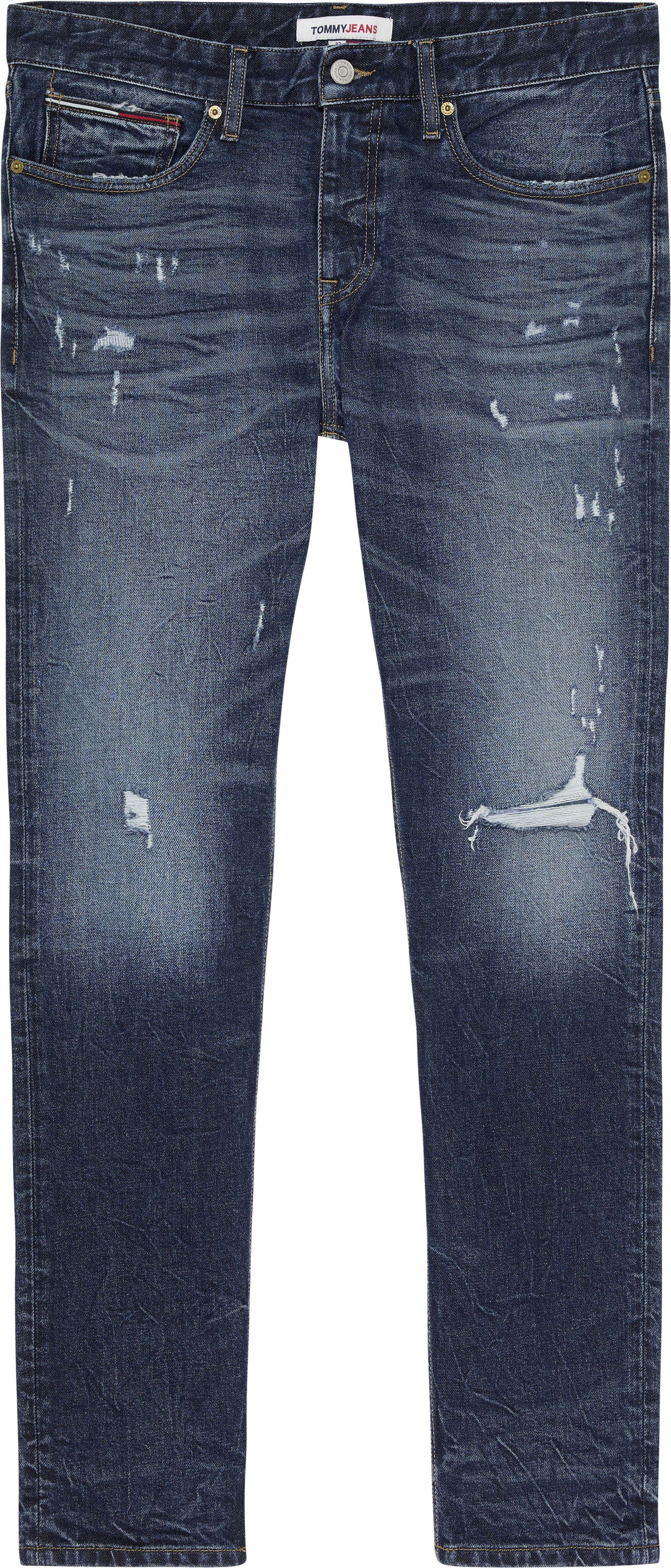 SLIM mit Denim Jeans BJ BG Slim-fit-Jeans Tommy SCANTON Rissen