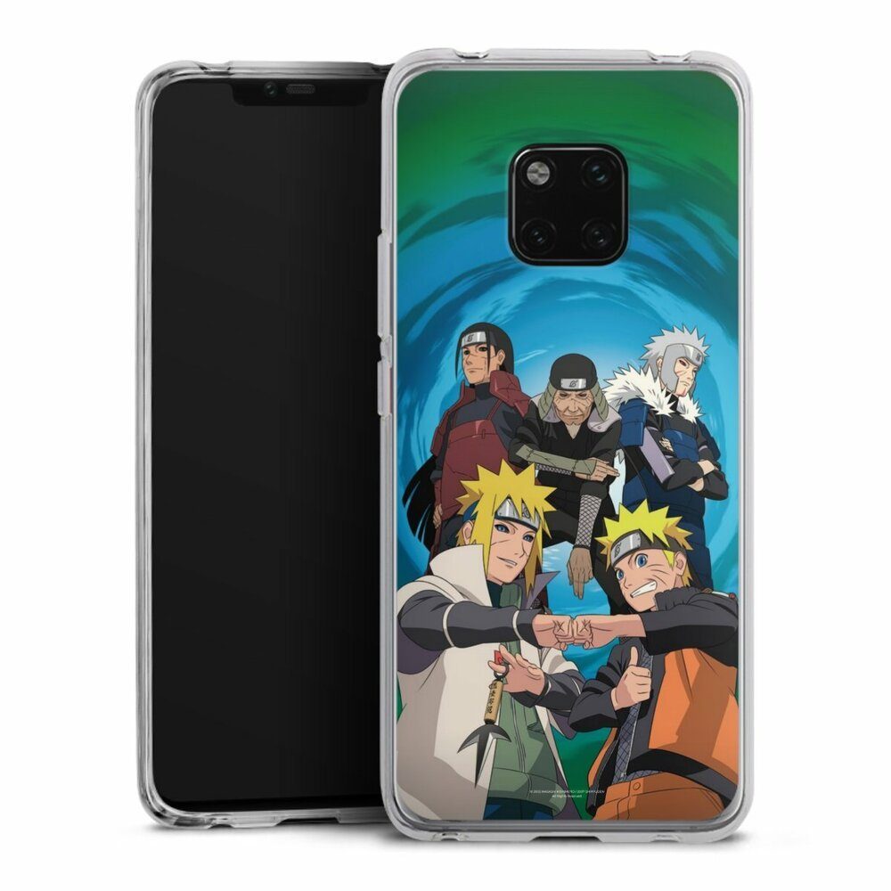 DeinDesign Handyhülle Hokage Naruto Shippuden Offizielles Lizenzprodukt 4 Hokagen Group, Huawei Mate 20 Pro Silikon Hülle Bumper Case Handy Schutzhülle