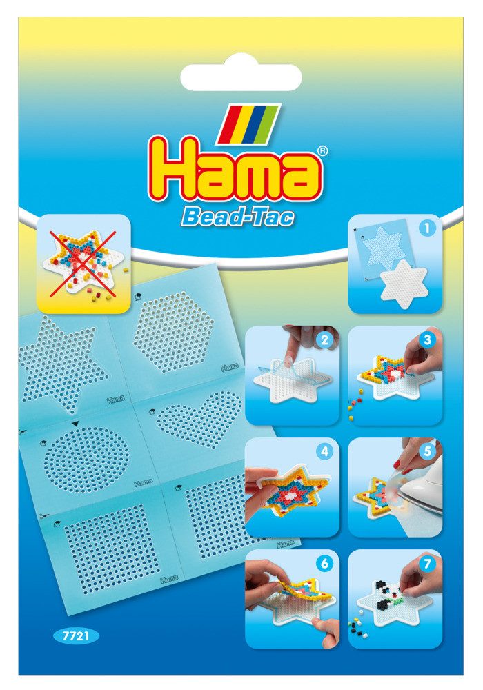 Dan Import Bügelperlen Hama Haftfolien Bead Tac Blister