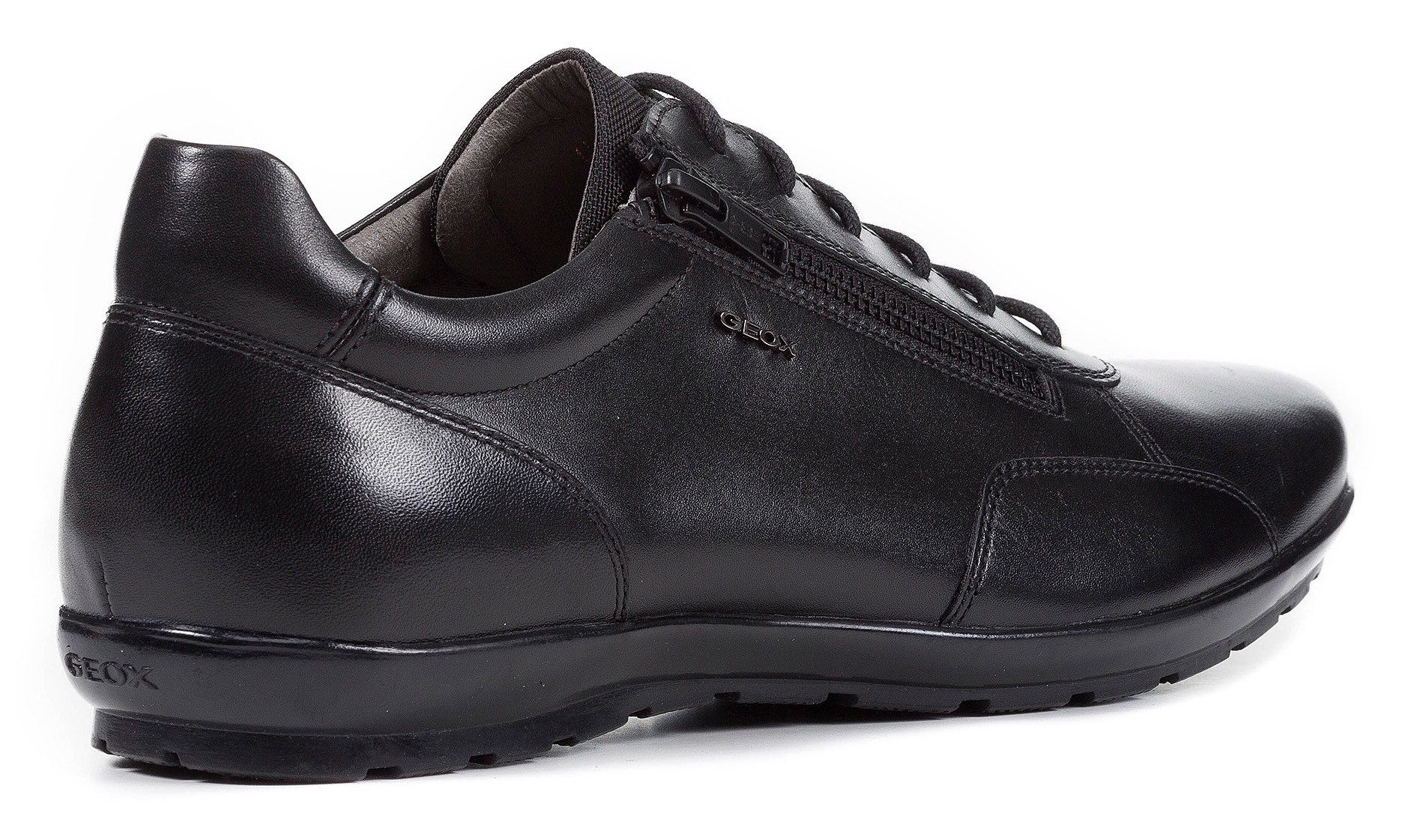 Geox UOMO SYMBOL Schnürschuh Business Schuh, Sneaker mit zusätzlichem Außenreißverschluss – Bild 5 von 5
