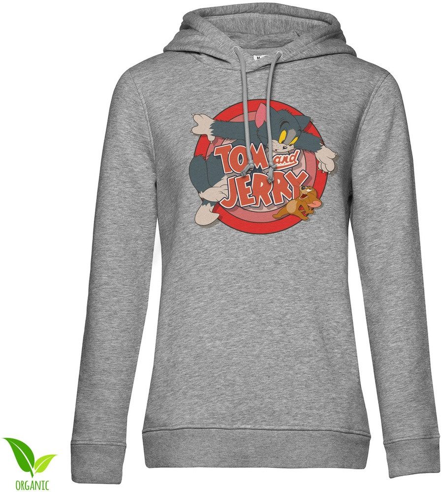 Tom & Jerry Hoodie Tom & Jerry - Retro Logo Girly Hoodie