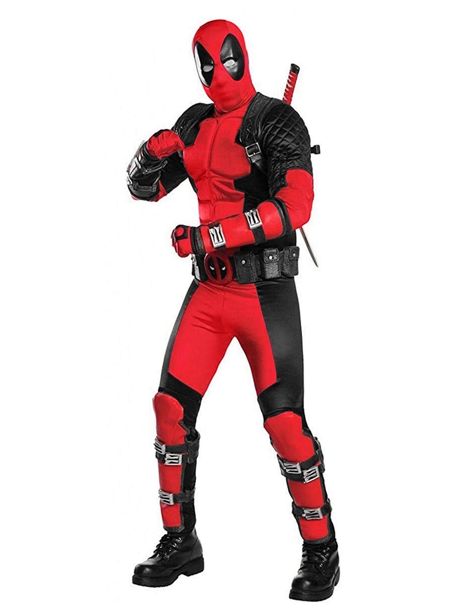 Rubie´s Kostüm Deadpool Special Edition, Aufwendiges und mehrteiliges Kostüm des zynischen Superhelden