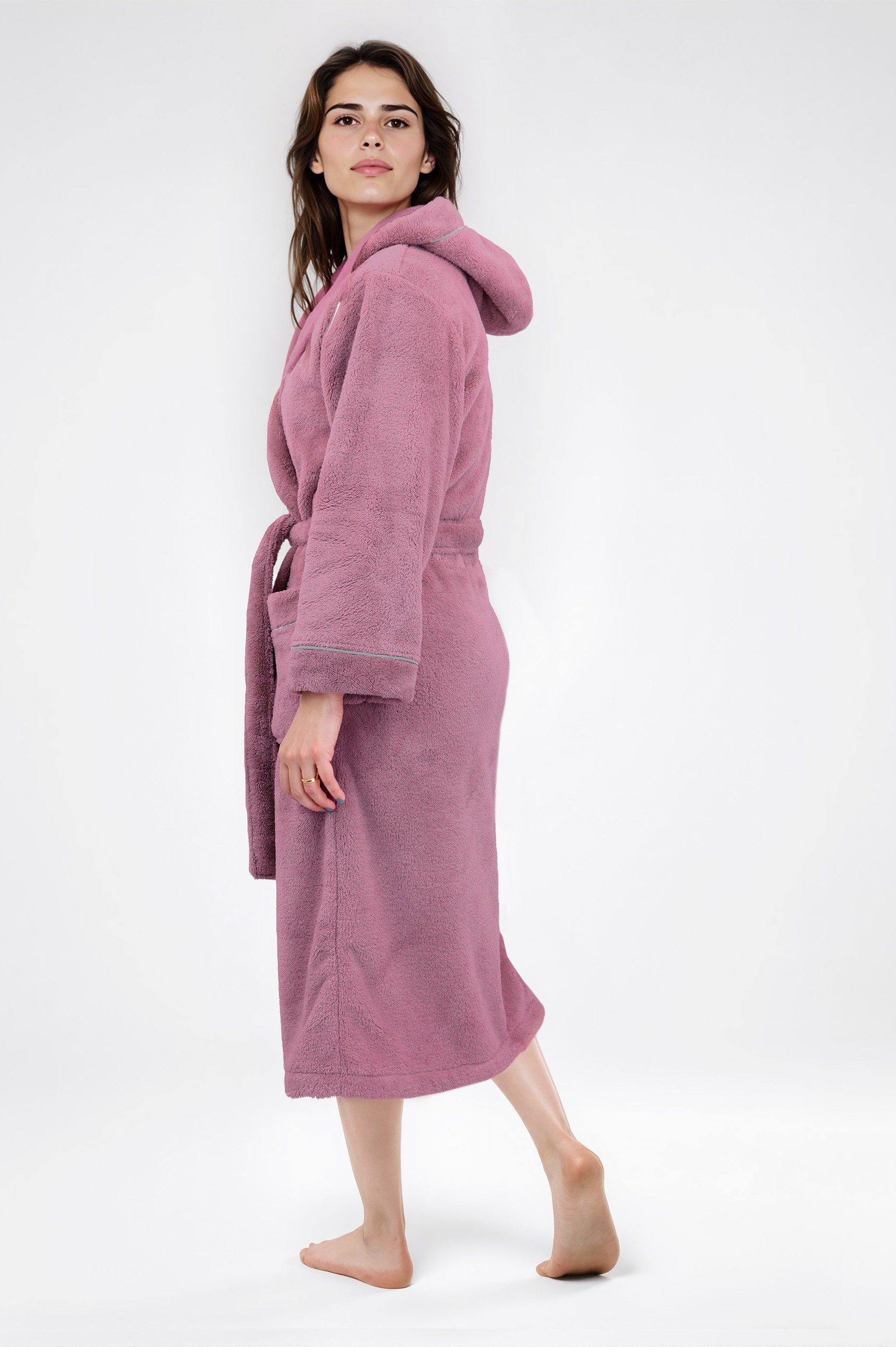 my home Unisex-Bademantel Lillou, ideal für günstig online kaufen