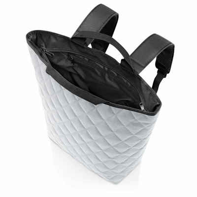 REISENTHEL® Rucksack shopper-backpack Rhombus Light Grey