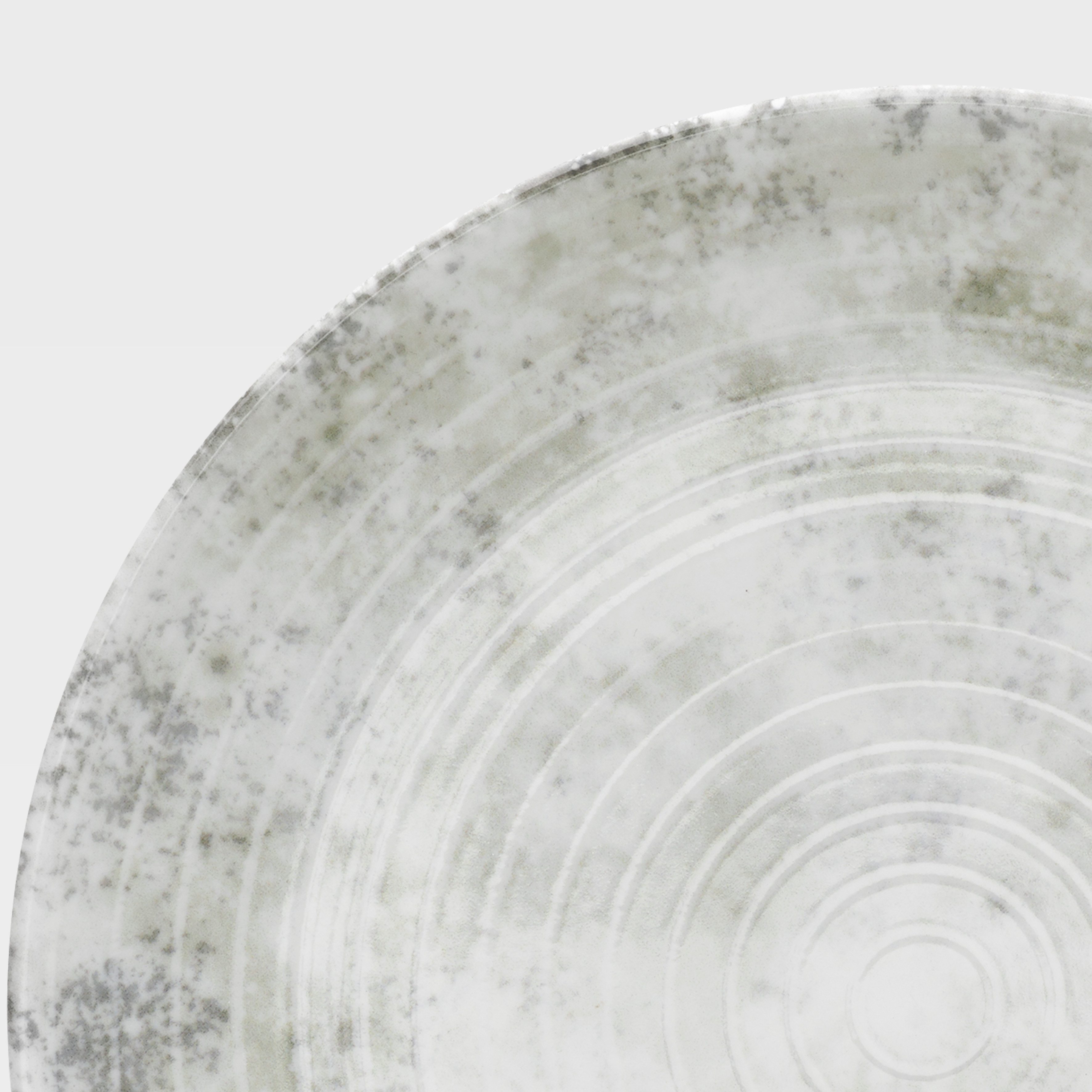 van Well Speiseteller Korfu, Buffetteller 25 cm, 6 Stück, (6 St), Teller Set, mit Digitaldruck, spülmaschinen- und mikrowellengeeignet