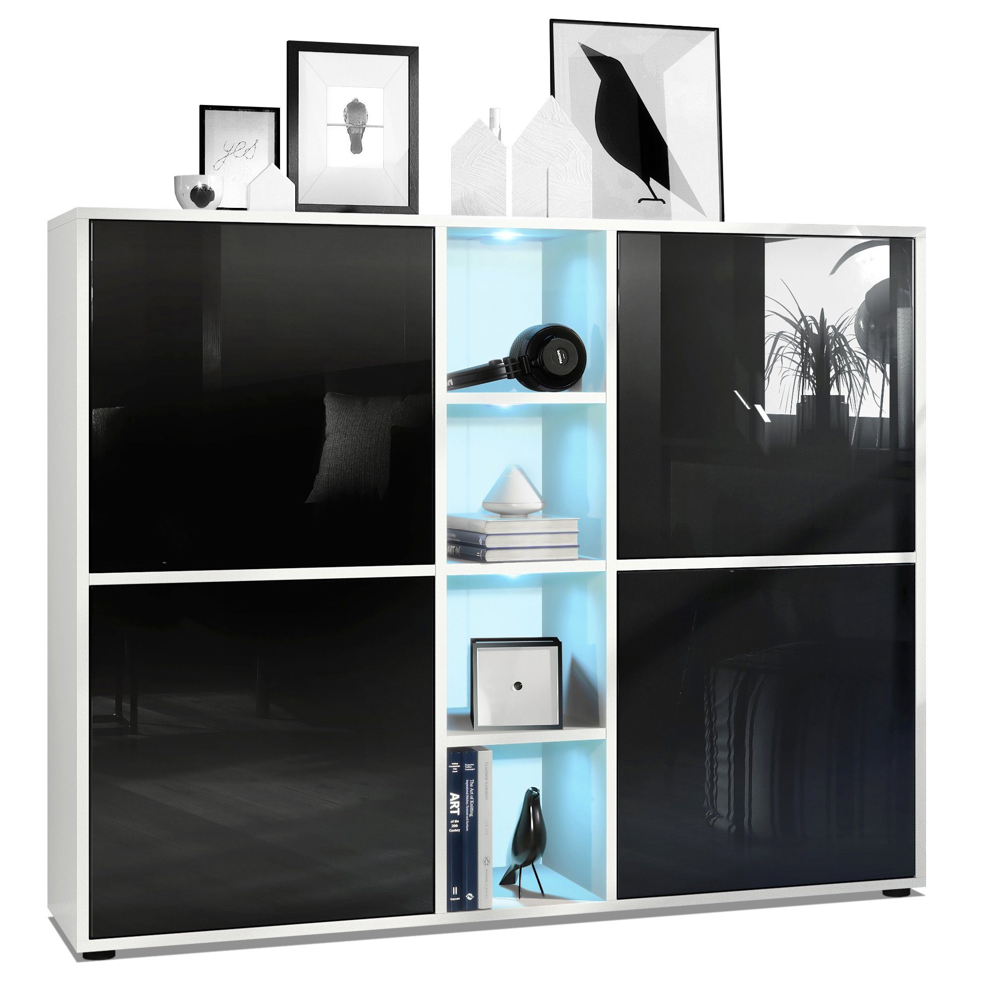 Vladon Highboard Cuba V3 (Highboard, mit günstig online kaufen