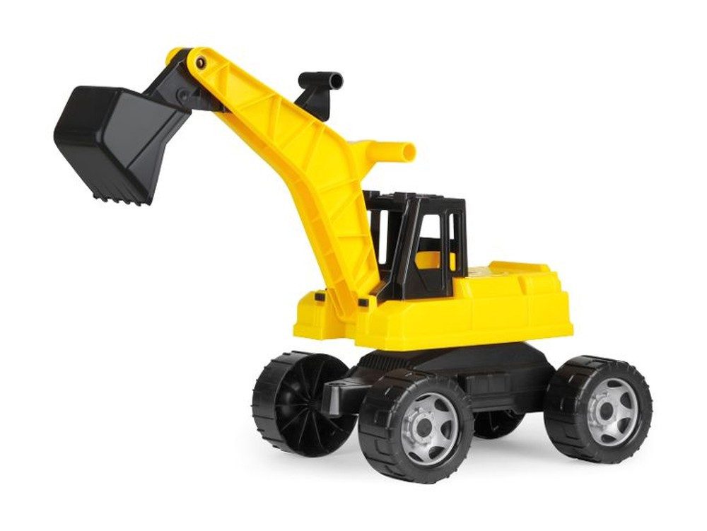 SIMM Spielwaren Spielzeug-Aufsitzbagger Aufsitz-Bagger GIGA TRUCKS schwarz gelb
