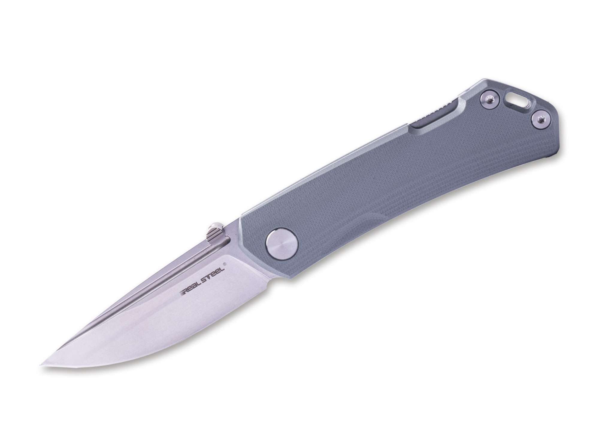 Real Steel Taschenmesser Taschenmesser Luna Maius Eco G10 Grey