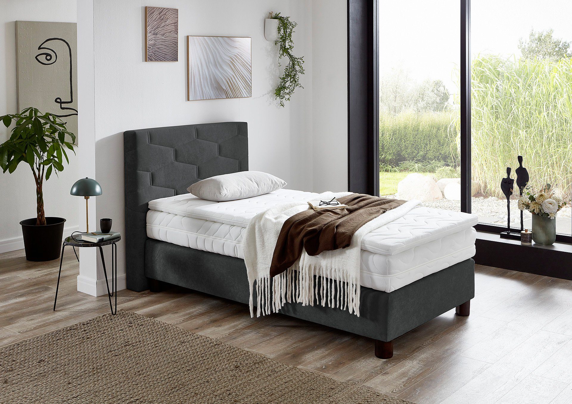 Westfalia Schlafkomfort Boxspringbett wahlweise mit Topper günstig online kaufen