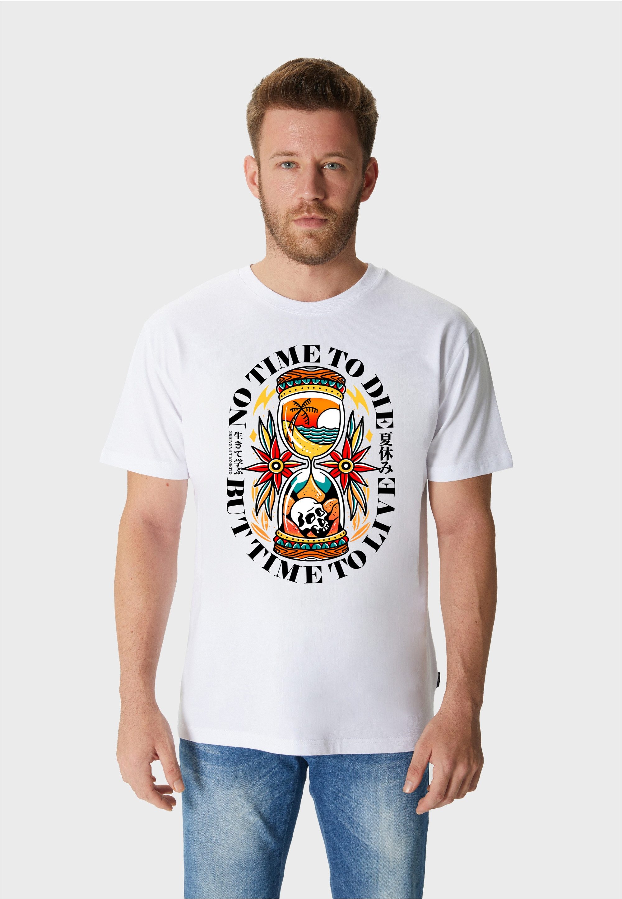 Oldskull T-Shirt Wrldvibe Time To Live günstig online kaufen