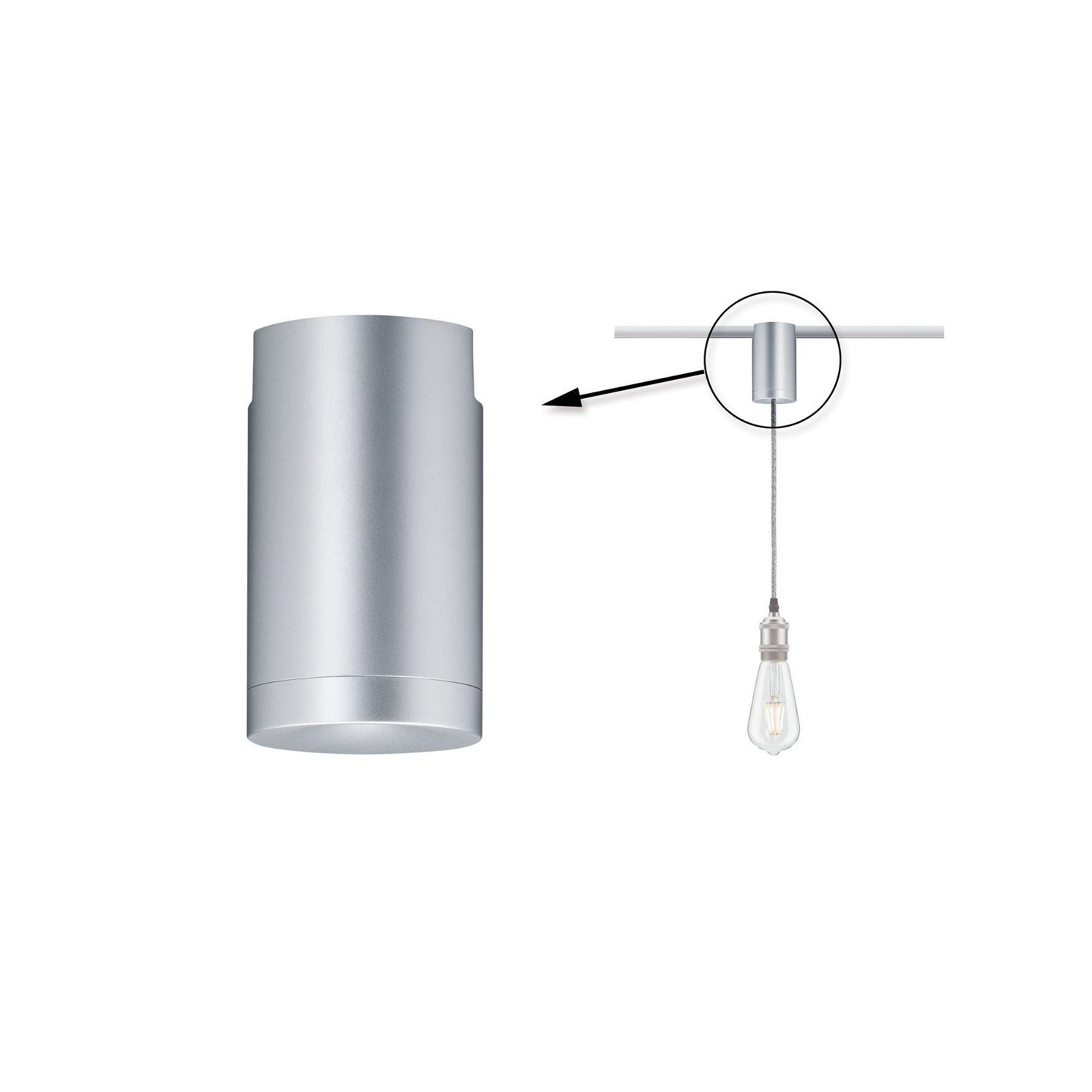 Schienensystem-Einspeiser URail Pendeladapter Universal max. 100W 230V