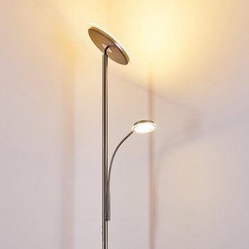 hofstein Deckenfluter LED Design Wohn Schlaf Zimmer Leuchten Touchdimmer Boden Stand Steh