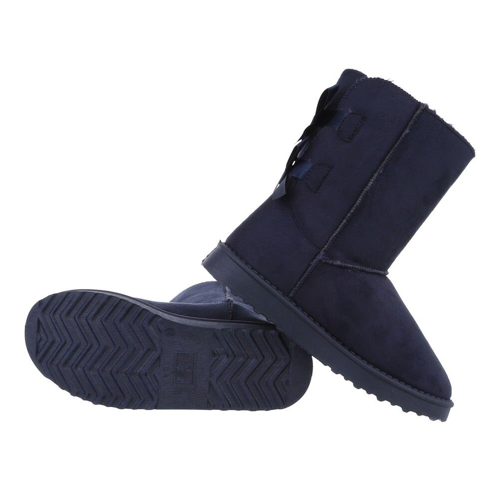 Ital-Design Damen Snowboots Freizeit Snowboots (84906893) Flach Flache Stie günstig online kaufen