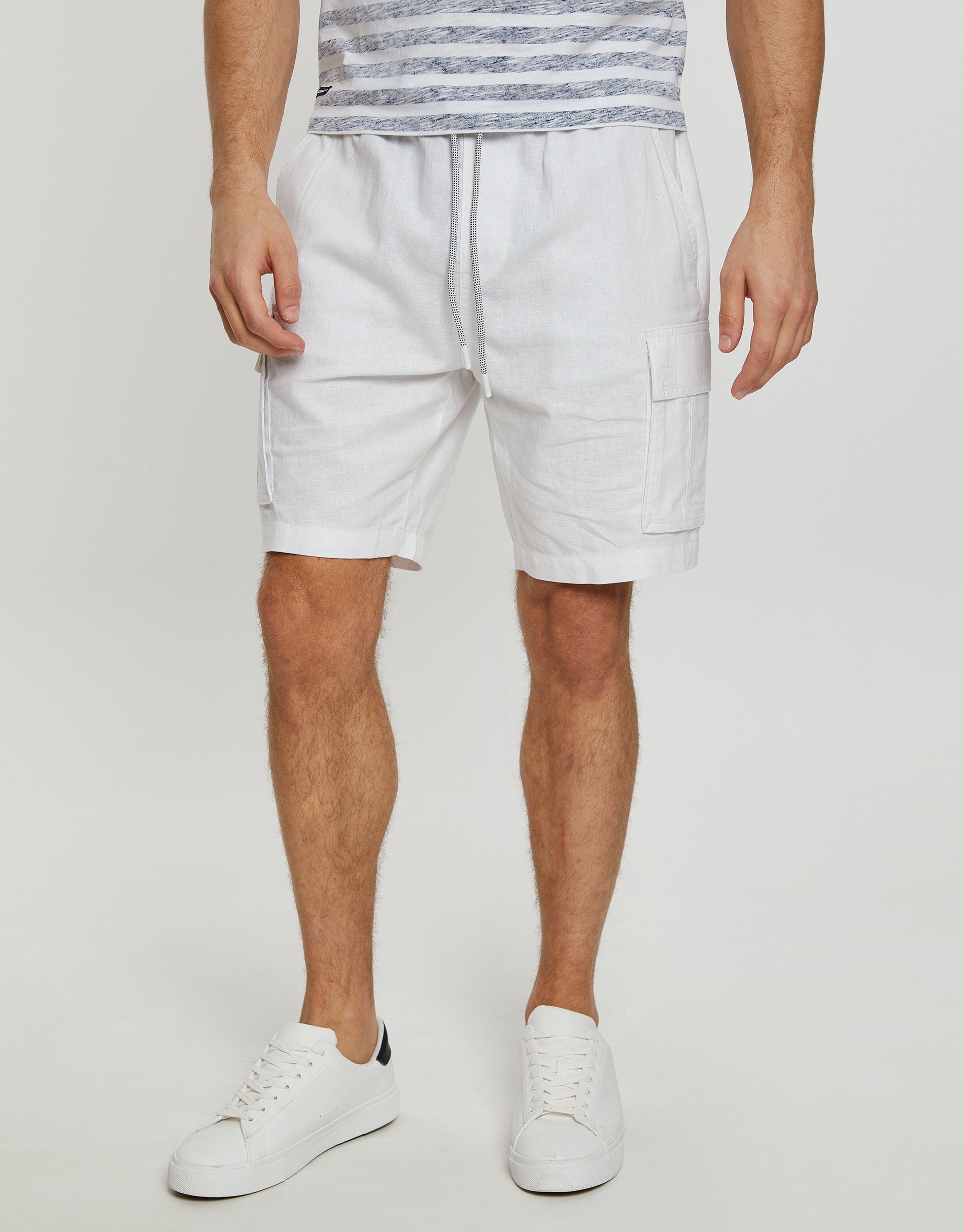 Threadbare Short Cargoshorts White Swansea THB