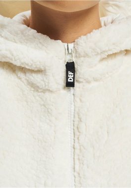 DEF Sweatjacke DEF Damen DEF Teddy Zipper Hoody (1-tlg)