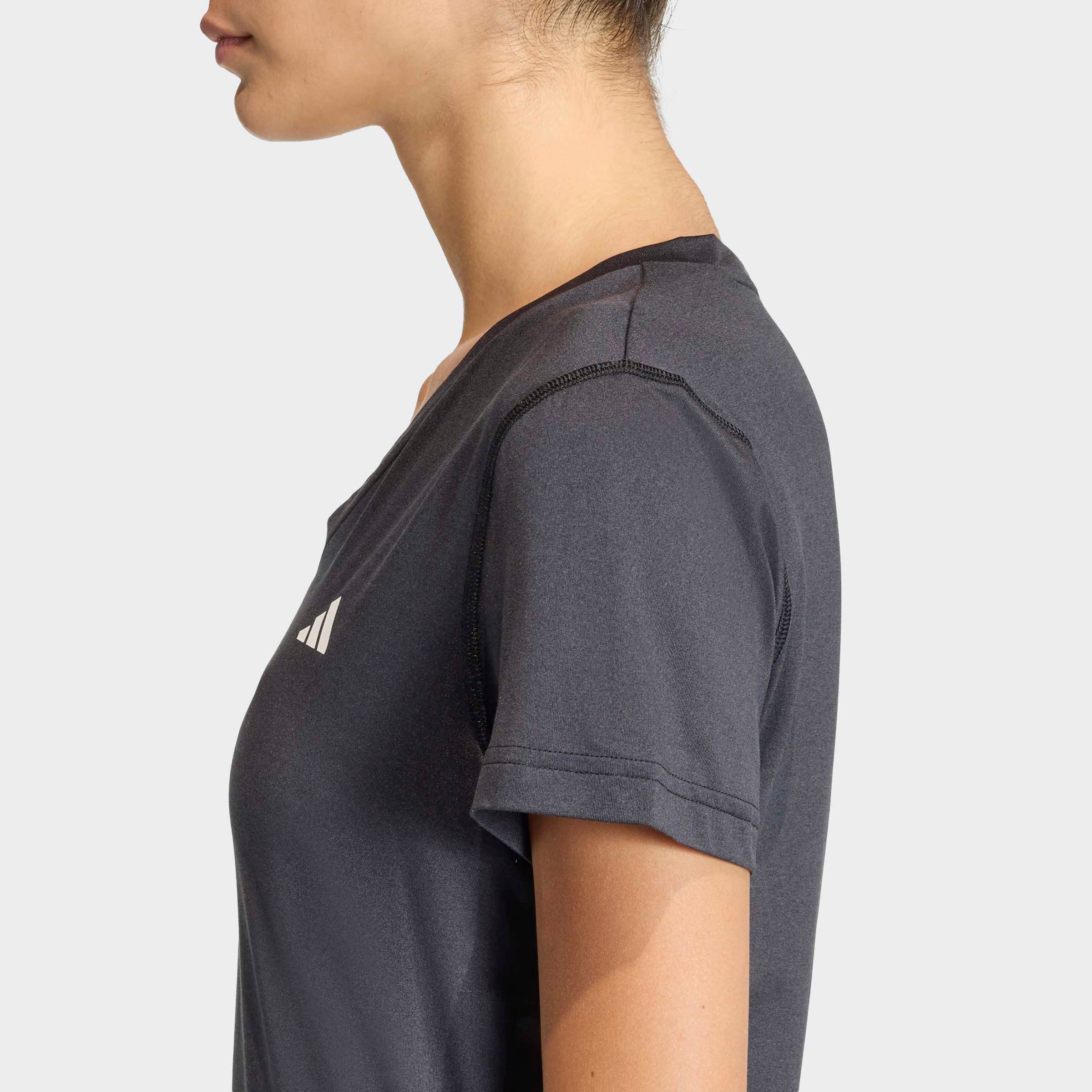 adidas Performance T-Shirt ADIDAS WORKOUT ESSENTIALS MIT V-AUSSCHNITT mit V-Ausschnitt, ohne Verschluss – Bild 4 von 5
