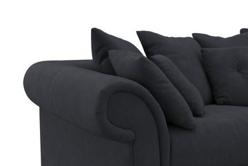 Home affaire Big-Sofa »Queenie Megasofa«, 2 Teile, mit weichem Sitzkomfort und zeitlosem Design, viele kuschelige Kissen