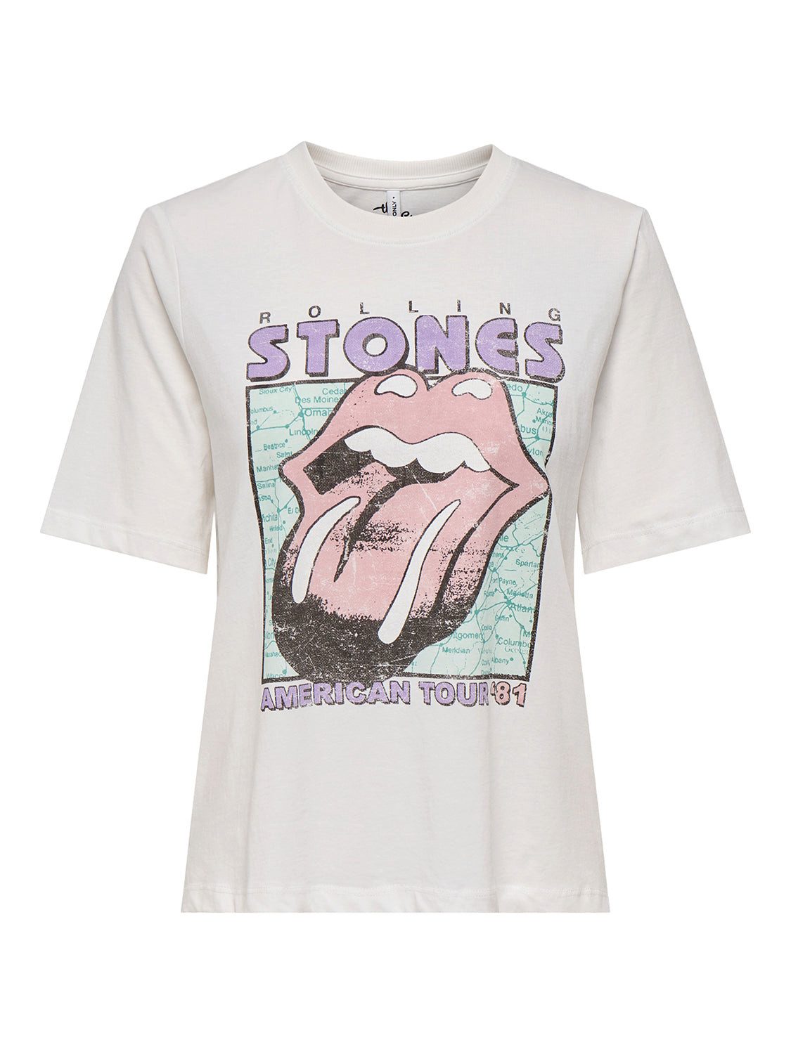 ONLY T-Shirt ROLLING STONES (1-tlg) günstig online kaufen