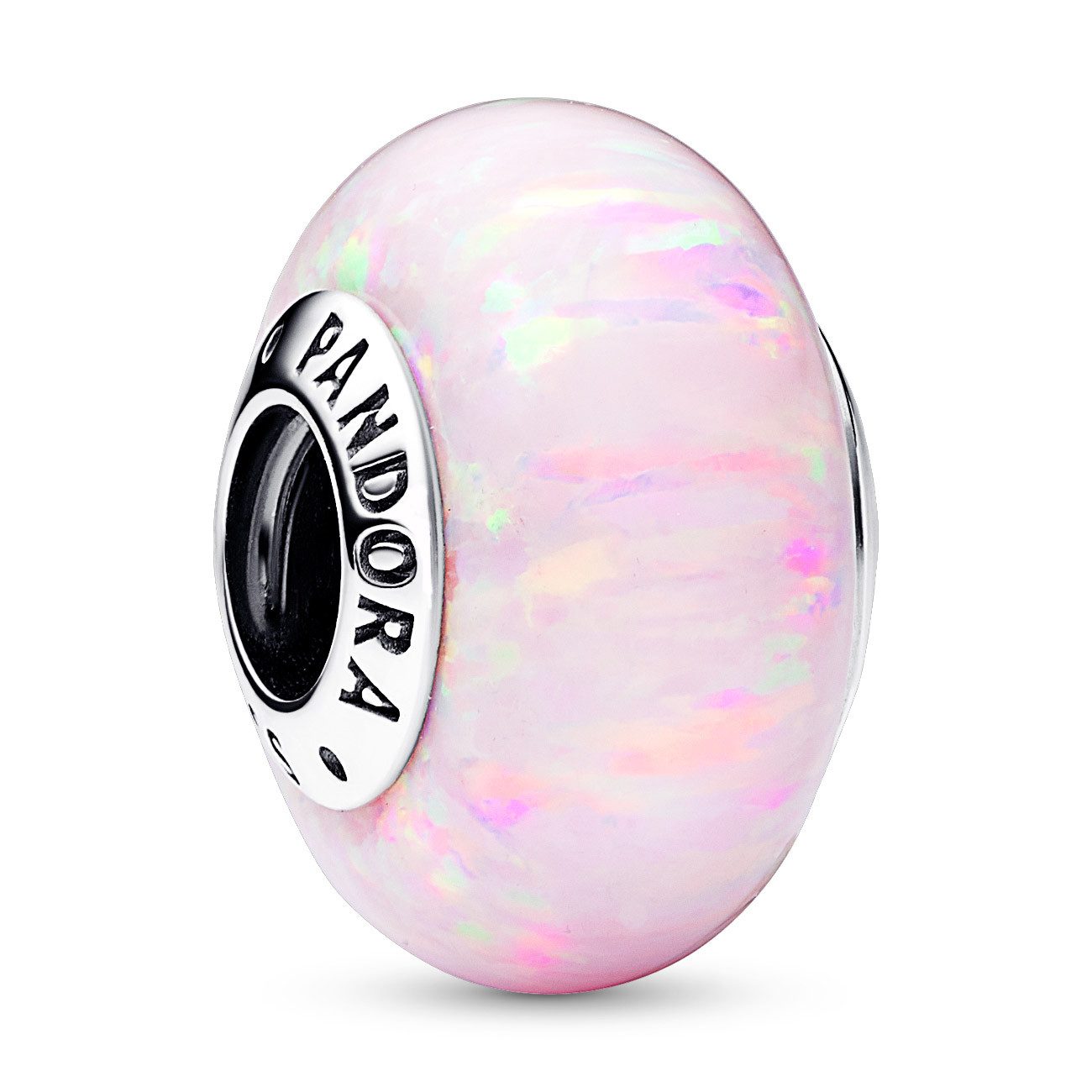 Pandora Bead Bead-Charm Silber Pink Opalisierend günstig online kaufen